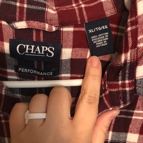 Chaps red and blue flannel - Picture 3 of 3
